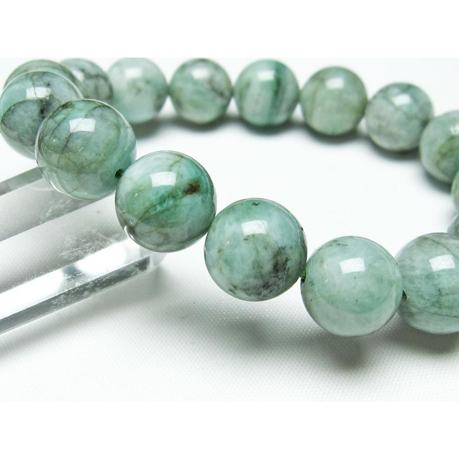 エメラルド ブレスレット 13mm Emerald Bracelet 緑玉 翠玉 一点物 111