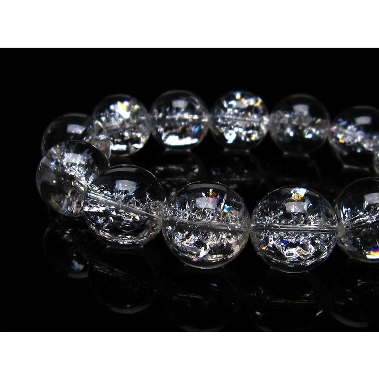 アイリスクォーツ 水晶 ブレスレット 18mm 送料無料 一点物 111-20259_3