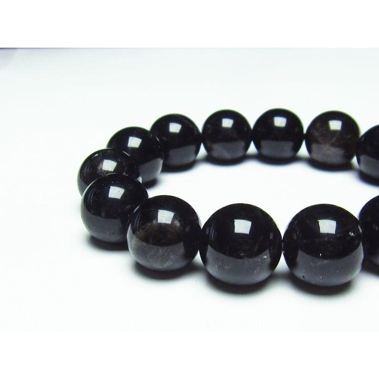 モリオン 黒水晶 ブレスレット 16mm 一点物 メール便送料無料 [M便 1