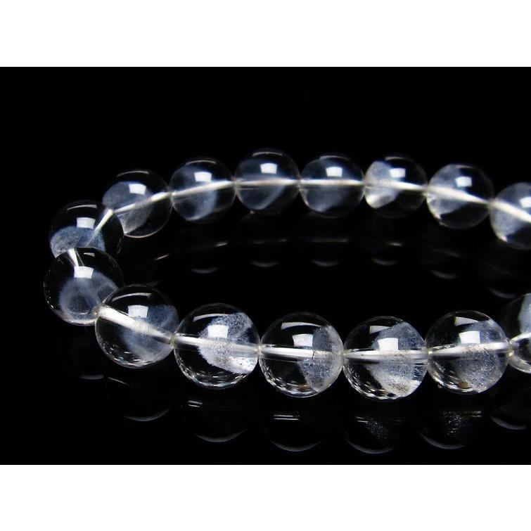 ホワイトファントム ブレスレット 12mm ファントムクォーツ 送料無料 