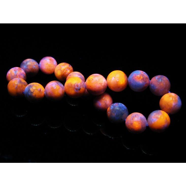 ハックマナイト ブレスレット 10mm 送料無料 一点物 111-22828の画像