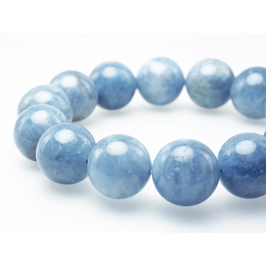 アクアマリン ブレスレット Aquamarine 16mm 一点物 111-243 : 天然石