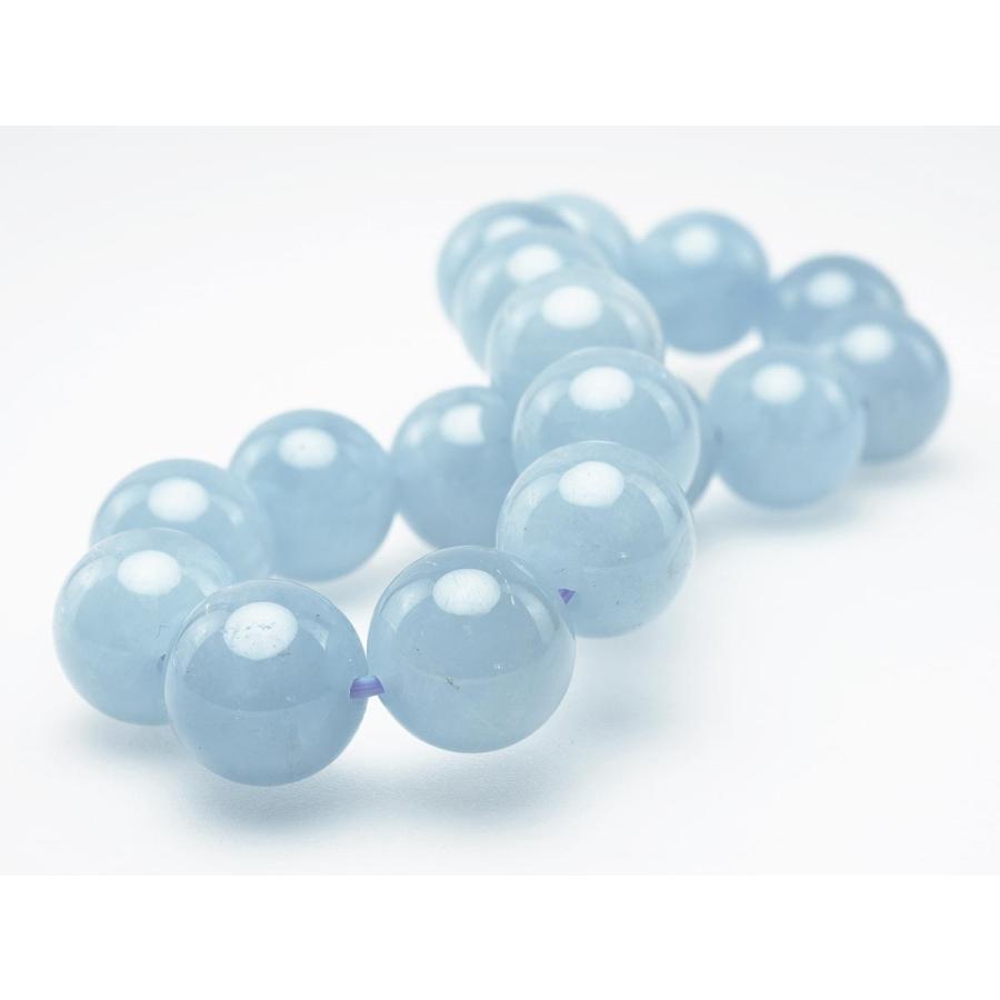 アクアマリン ブレスレット Aquamarine 12mm 一点物 111-2522 : 天然石