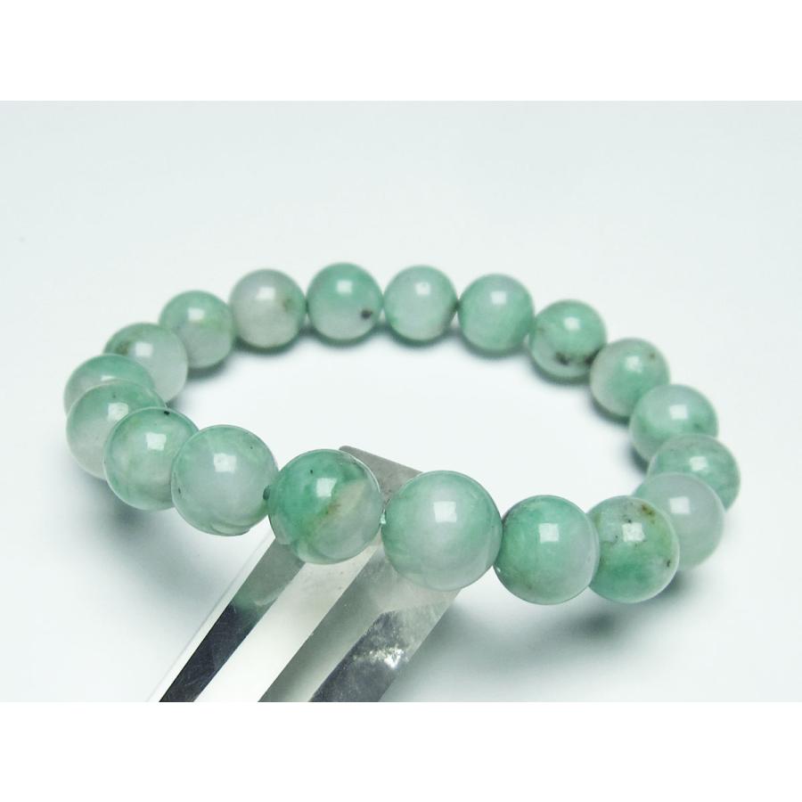 エメラルド ブレスレット 10mm Emerald Bracelet 緑玉 翠玉 送料無料 一点物 111-26022_1