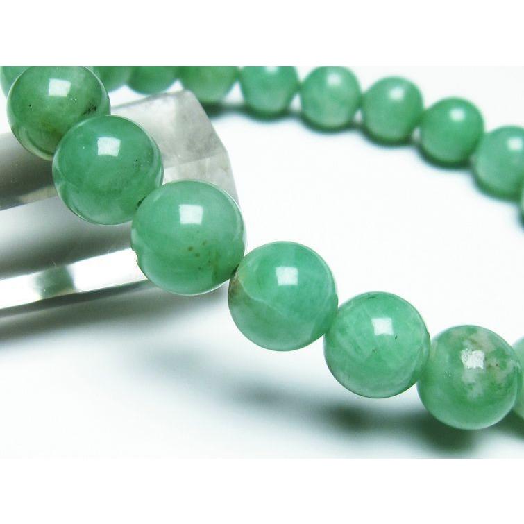 エメラルド ブレスレット 9mm Emerald Bracelet 緑玉 翠玉 送料無料