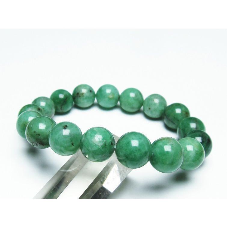 エメラルド ブレスレット 11mm Emerald Bracelet 緑玉 翠玉 送料無料