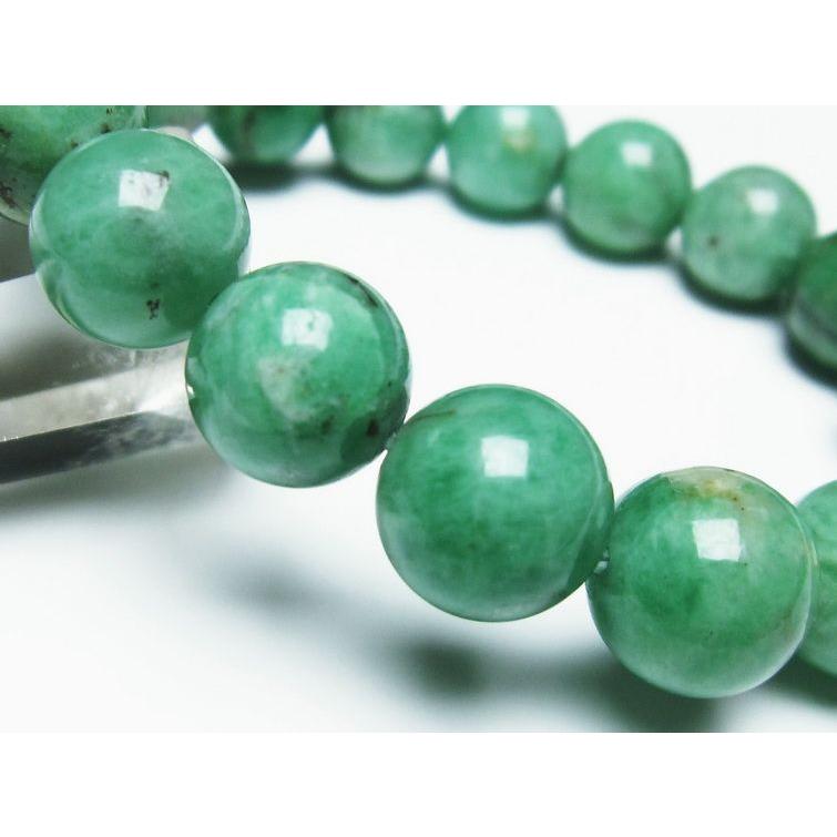 エメラルド ブレスレット 11mm Emerald Bracelet 緑玉 翠玉 送料無料