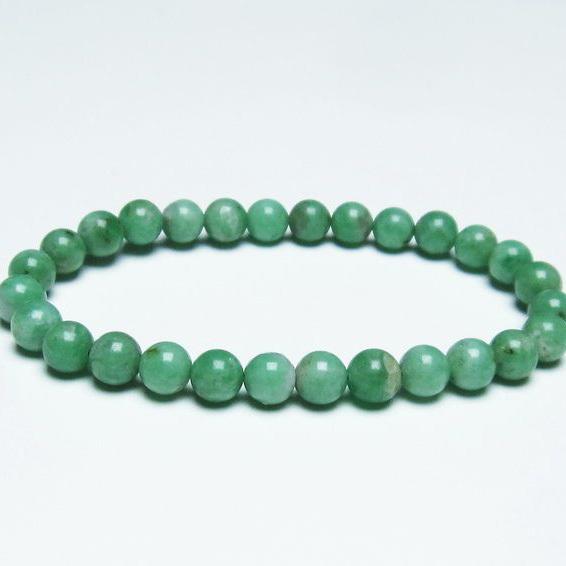 エメラルド ブレスレット 7mm Emerald Bracelet 緑玉 翠玉 送料無料
