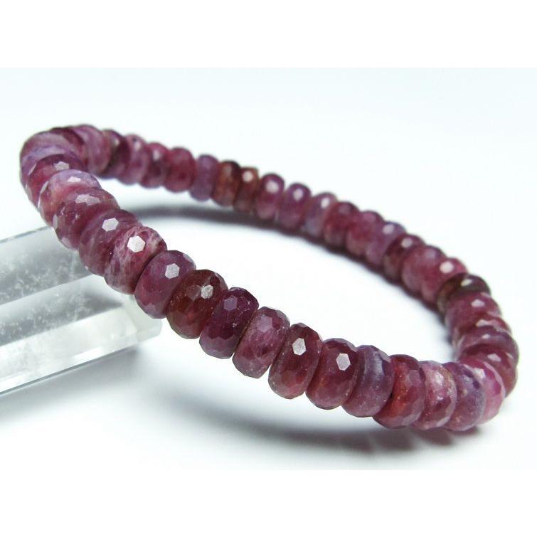 勝利の石で成功を勝ち取る/ルビー/パワーストーンブレスレット