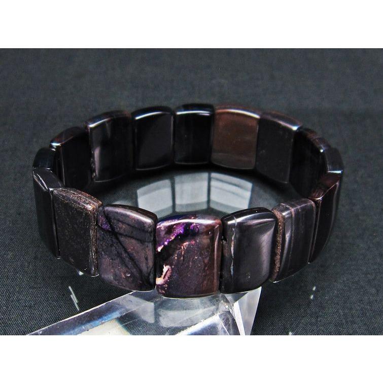 スギライト バングル ブラックスギライト 一点物 送料無料 111-28341