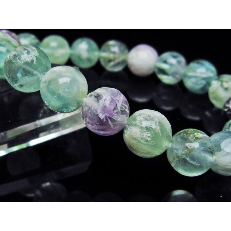 エンジェルフェザー フローライト ブレスレット 11mm 一点物 メール便