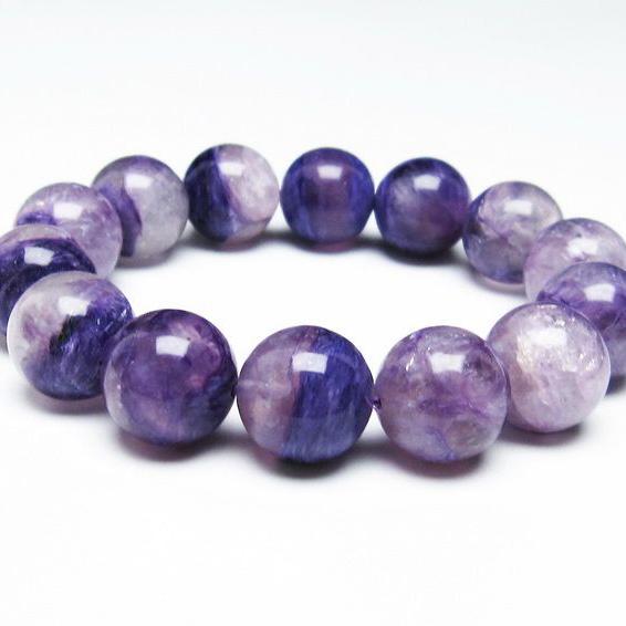 チャロアイト ブレスレット 16mm エンジェルシリカ 一点物 送料無料