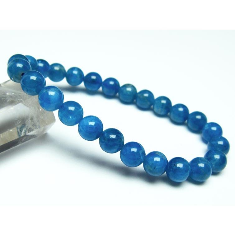 アパタイト ブレスレット 8mm 一点物 メール便送料無料 111-32565