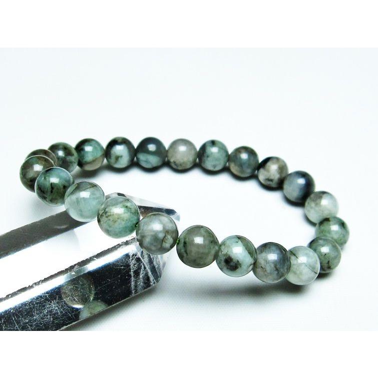 エメラルド ブレスレット 9mm Emerald Bracelet 緑玉 翠玉 メンズ 