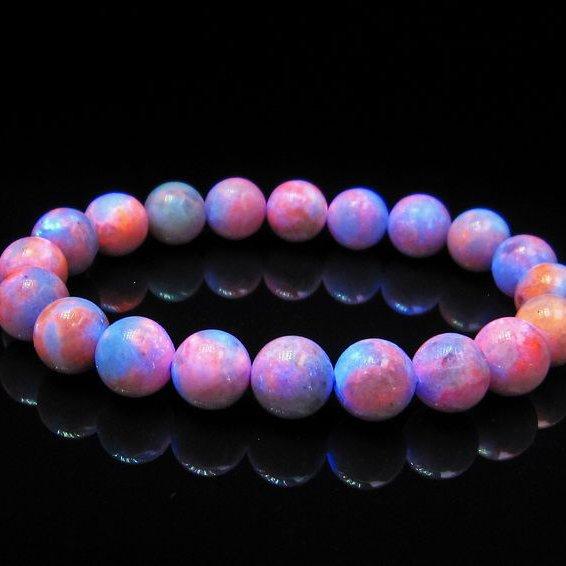 ハックマナイト ブレスレット 10mm 一点物 送料無料 111-33342