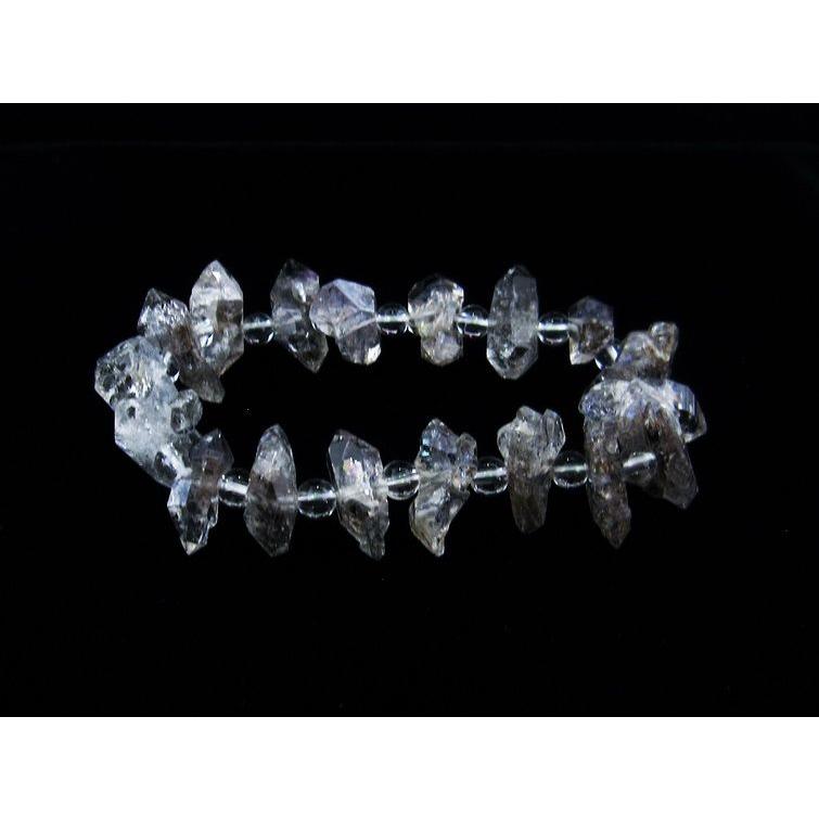 オイルインクォーツ ブレスレット 石油入り水晶 ブレス 一点物 送料無料 111-33574_1