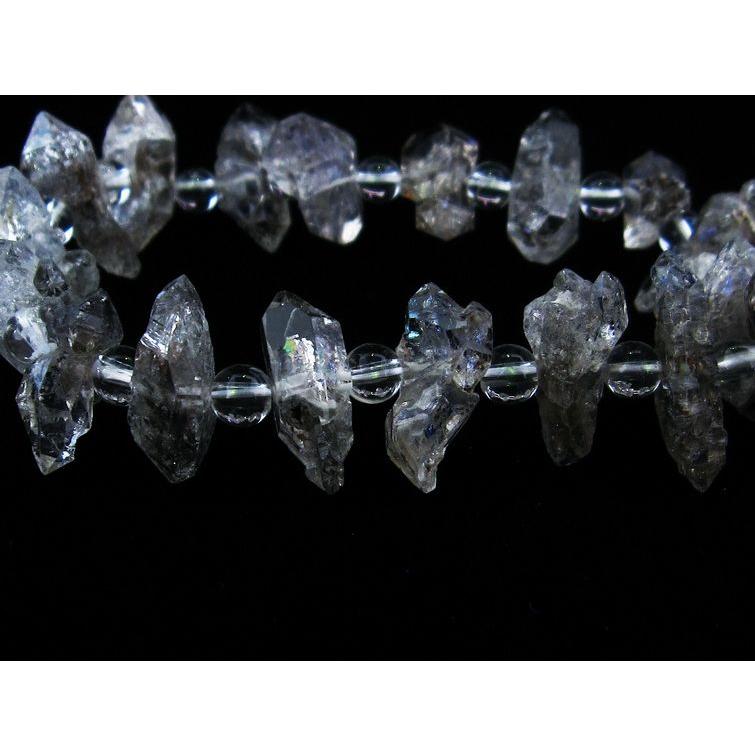 オイルインクォーツ ブレスレット 石油入り水晶 ブレス 一点物 送料無料 111-33574_2