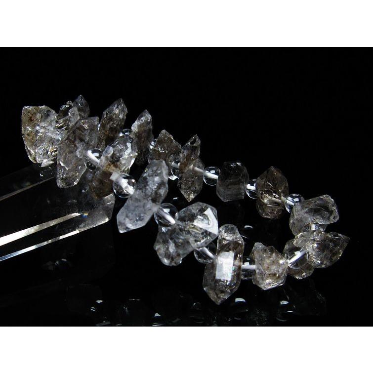 オイルインクォーツ ブレスレット 石油入り水晶 ブレス 一点物 送料無料 111-33574_3