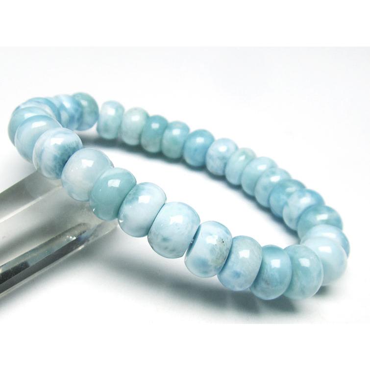 ラリマー ブレスレット ラリマール 本物 11mm 一点物 送料無料 111