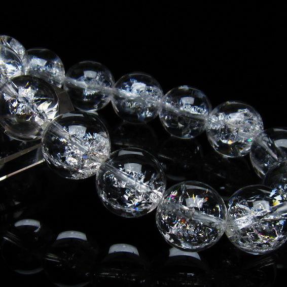 ムーンストーン⭐︎アイリスクォーツ⭐︎水晶ブレスレット⭐︎ アイリスクォーツ 水晶 ブレスレット 16mm 一点物 送料無料 111-35472