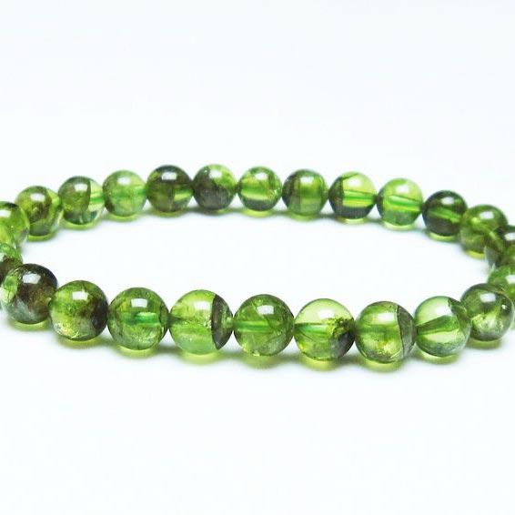 ペリドット ブレスレット 6mm peridot bracelet カンラン石 ブレス 