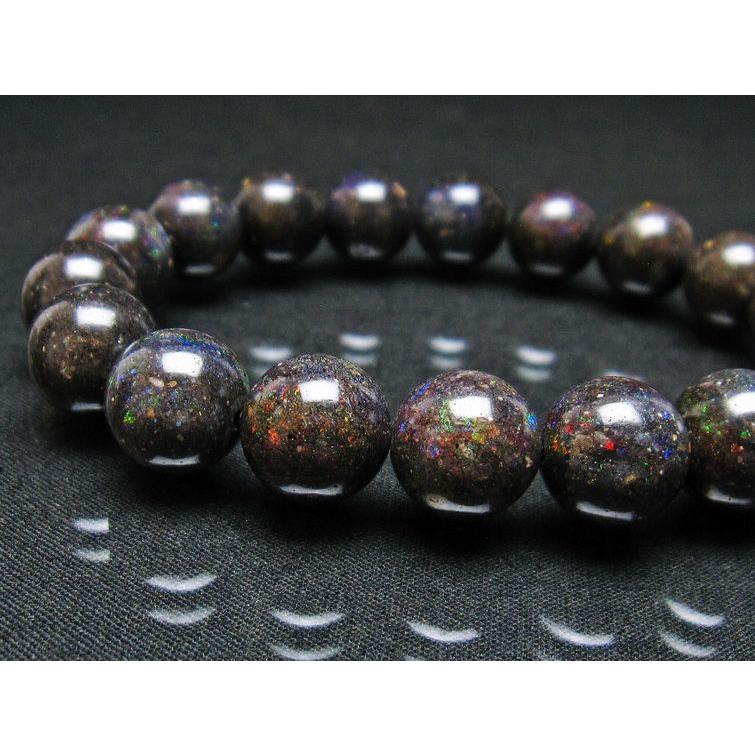 ブラックオパール ブレスレット 12mm 一点物 [送料無料] 111-37567_3