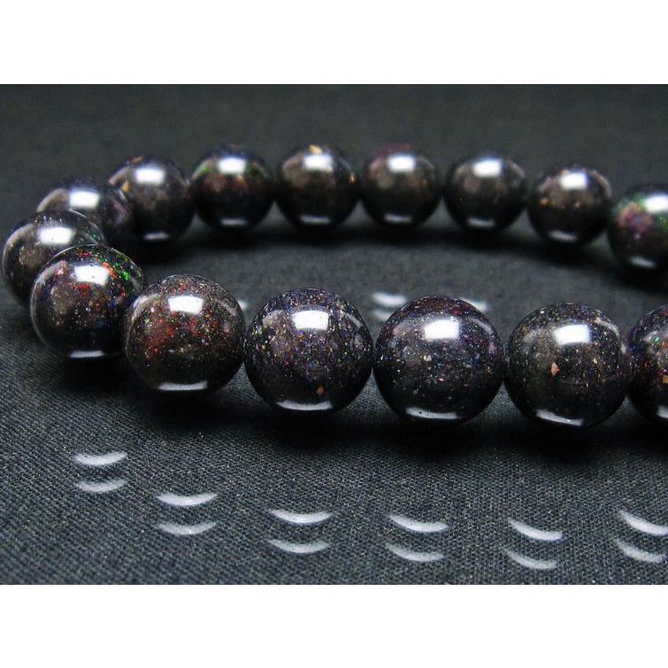 ブラックオパール ブレスレット 12mm 一点物 [送料無料] 111-37618_3