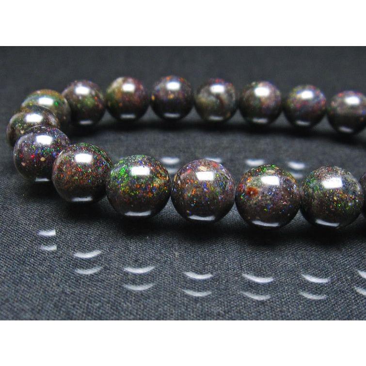 ブラックオパール ブレスレット 10mm 一点物 [送料無料] 111-38018_3