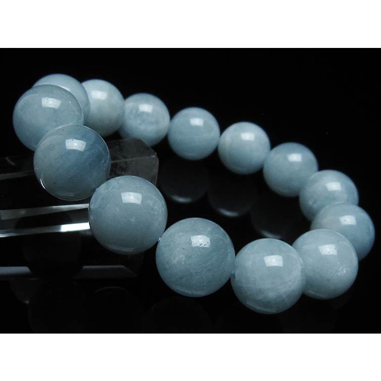 アクアマリン ブレスレット 16mm 一点物 [送料無料] 111-38375 : 111 