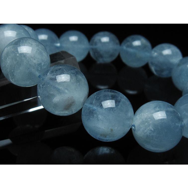 アクアマリン ブレスレット 17mm 一点物 [送料無料] 111-38455 