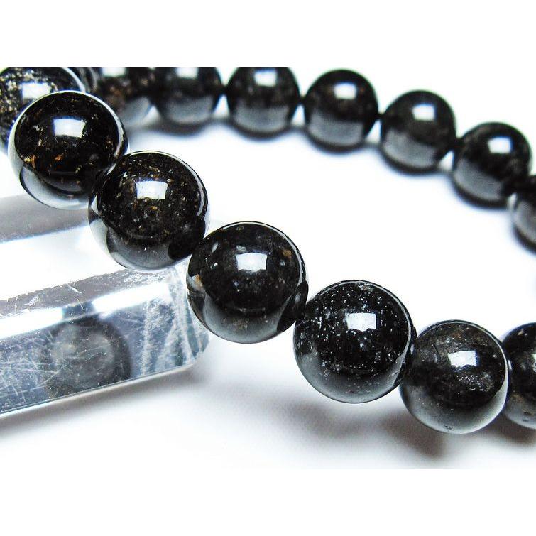 ブラックルチルクォーツ ブレスレット 12mm ブラックトルマリン トル