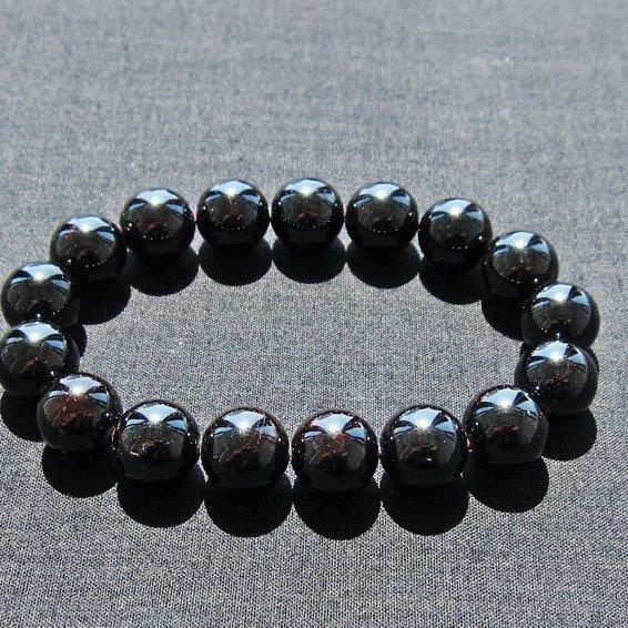 ガーネット ブレスレット 12mm 一点物 メール便可 [M便 1/10] 111