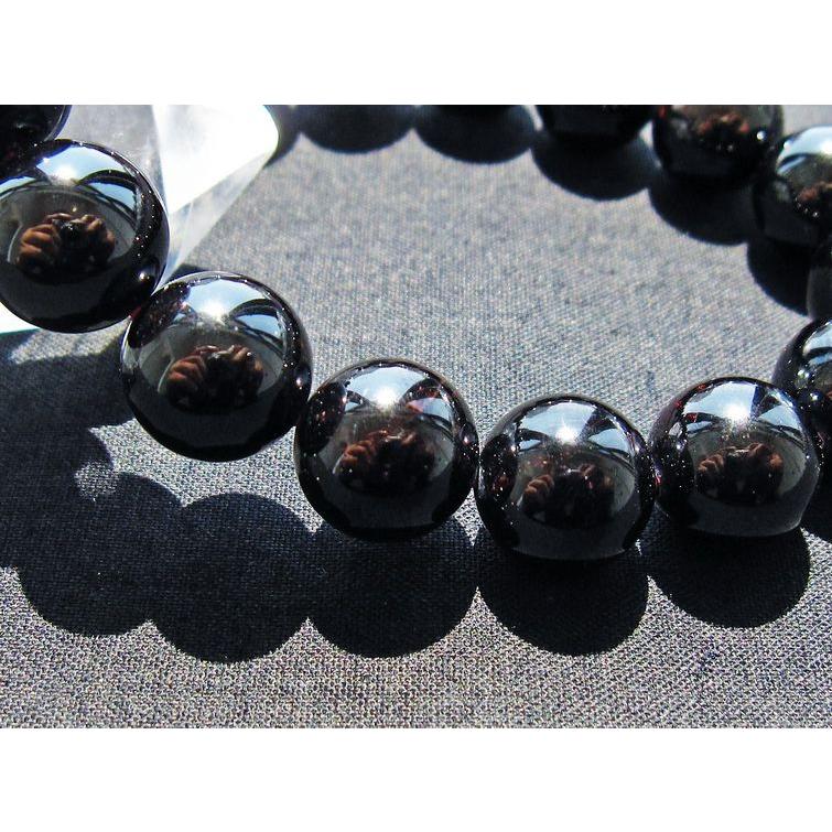 ガーネット ブレスレット 12mm 一点物 メール便送料無料 111-41461