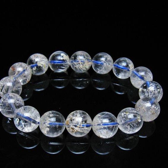 ホワイトガーデンファントムクォーツ ブレスレット 14mm 一点物 メール  