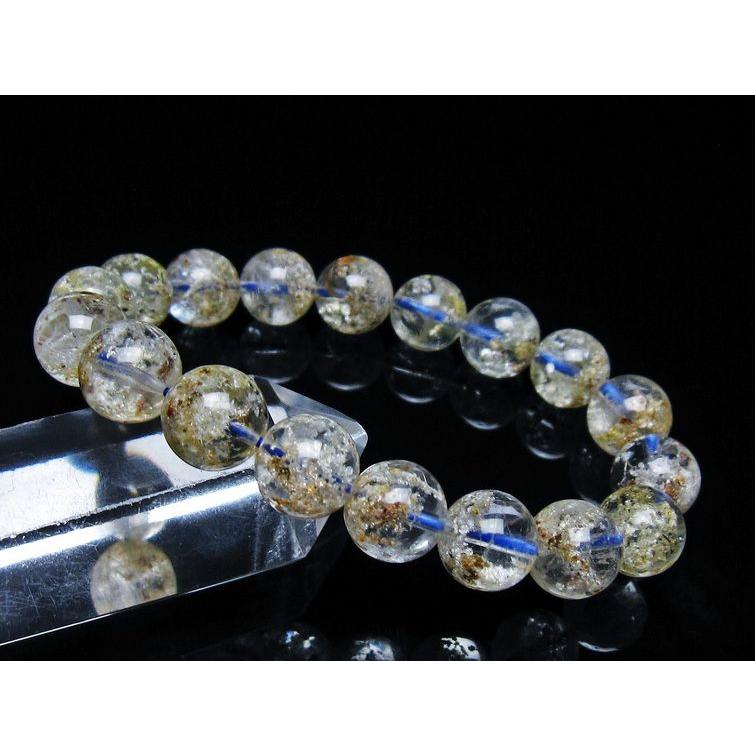 ホワイトガーデンファントムクォーツ ブレスレット 11mm 一点物 メール