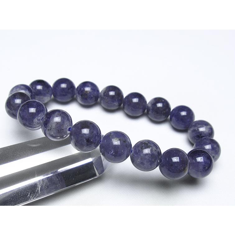 アイオライト ブレスレット 11mm 一点物 メール便送料無料 111-43549 