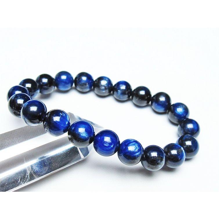 カイヤナイト ブレスレット 10mm 一点物 メール便送料無料 111-43920