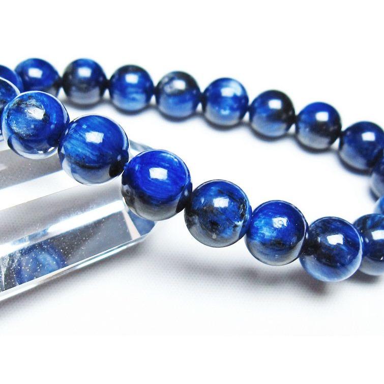 カイヤナイト ブレスレット 10mm 一点物 メール便送料無料 111-43922
