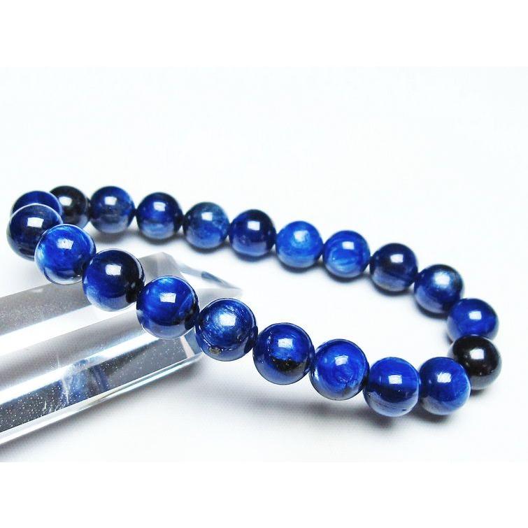 カイヤナイト ブレスレット 10mm 一点物 メール便送料無料 111-43944 