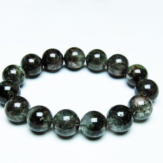 ！特注品！★ガーデンクォーツ ブレスレット★ブレスレット約14mm ガーデンクォーツ ブレスレット 14mm 一点物 メール便可 [M便 1/10