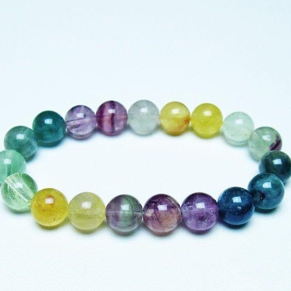 フローライトのブレスレット フローライト ブレスレット 11mm 蛍石 螢石 ブレス 一点物 メール便可