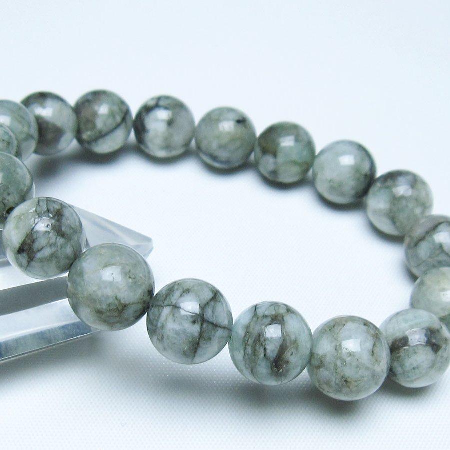 エメラルド ブレスレット 11mm 一点物 メール便送料無料 111-45998