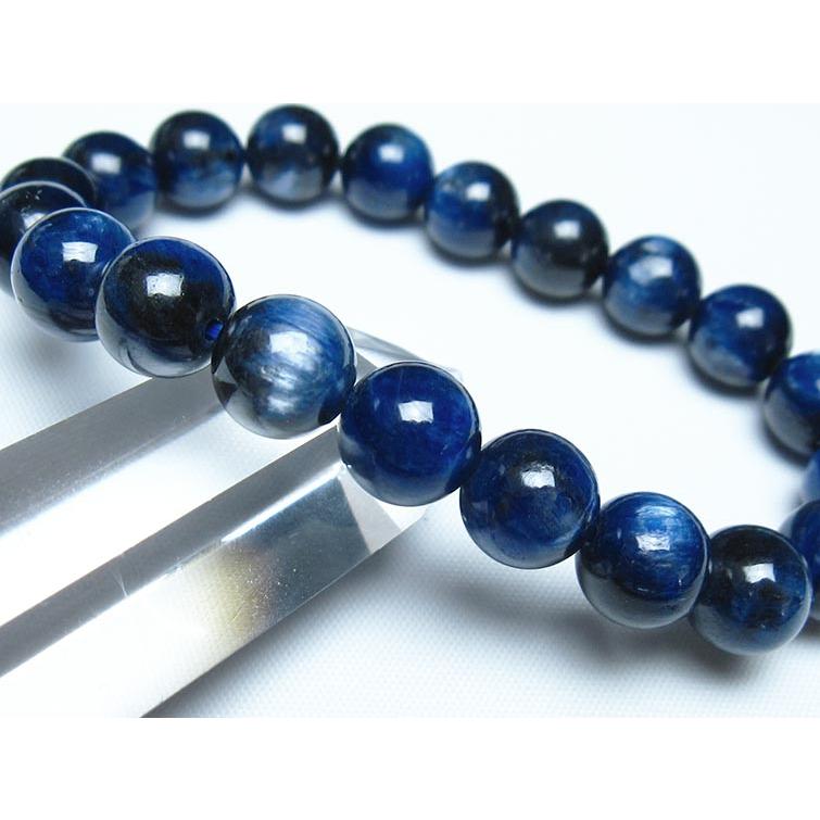 カイヤナイト ブレスレット 10mm 一点物 メール便送料無料 111-48056