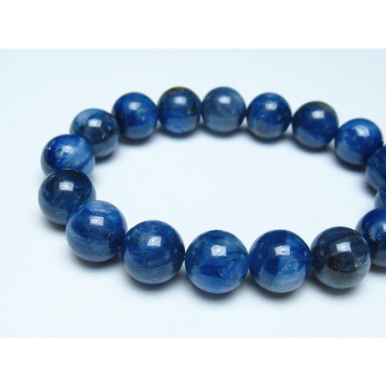 カイヤナイト ブレスレット 13mm 一点物 メール便送料無料 111-48105