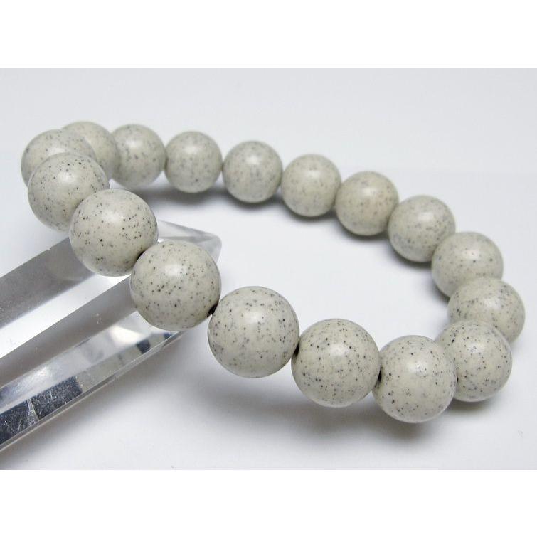 北投石 ブレスレット 12mm 一点物 メール便送料無料 111-50164