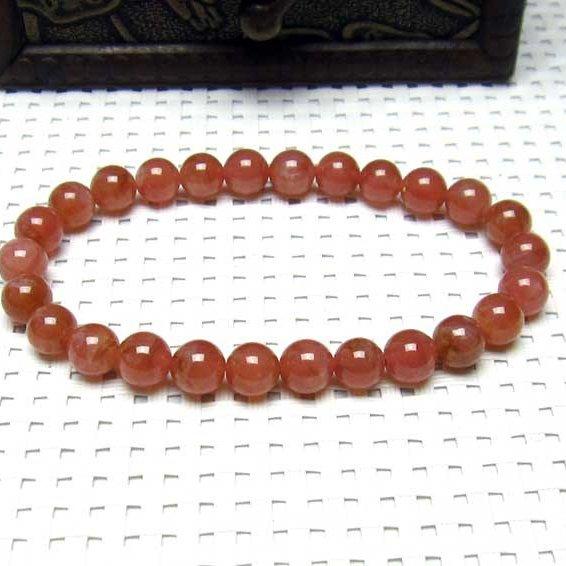 インカローズ ブレスレット 7mm 一点物 111-688 : 天然石