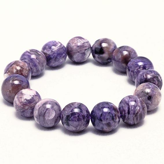 チャロアイト ブレスレット 14mm 一点物 111-8207 : 天然石