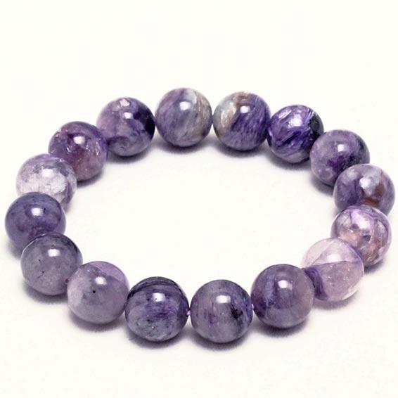 チャロアイト ブレスレット エンジェルシリカ 13mm 一点物 111-8236