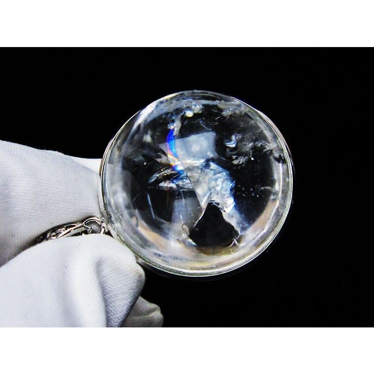 アイリスクォーツ 水晶 ペンダント 虹入り 一点物 メール便送料無料