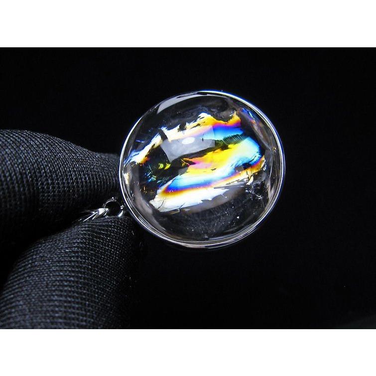 希少石☆九州産大ぶりスモーキークォーツペンダント 宝石質AAA スモーキークォーツ ペンダント 虹入り 煙水晶 アイリスクォーツ 送料